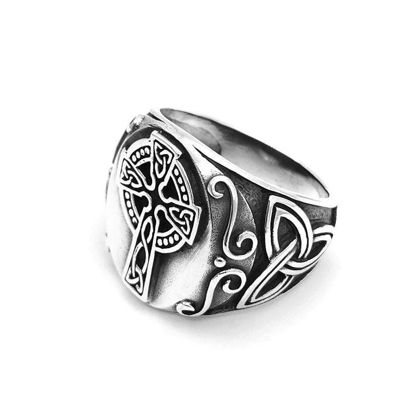 Sterling Silver Celtic Cross Ring