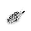 Sterling Silver Coffin with Skeleton Locket