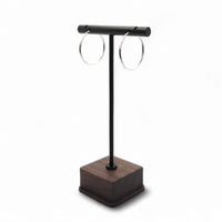 Sterling Silver Plain Hoop Earrings