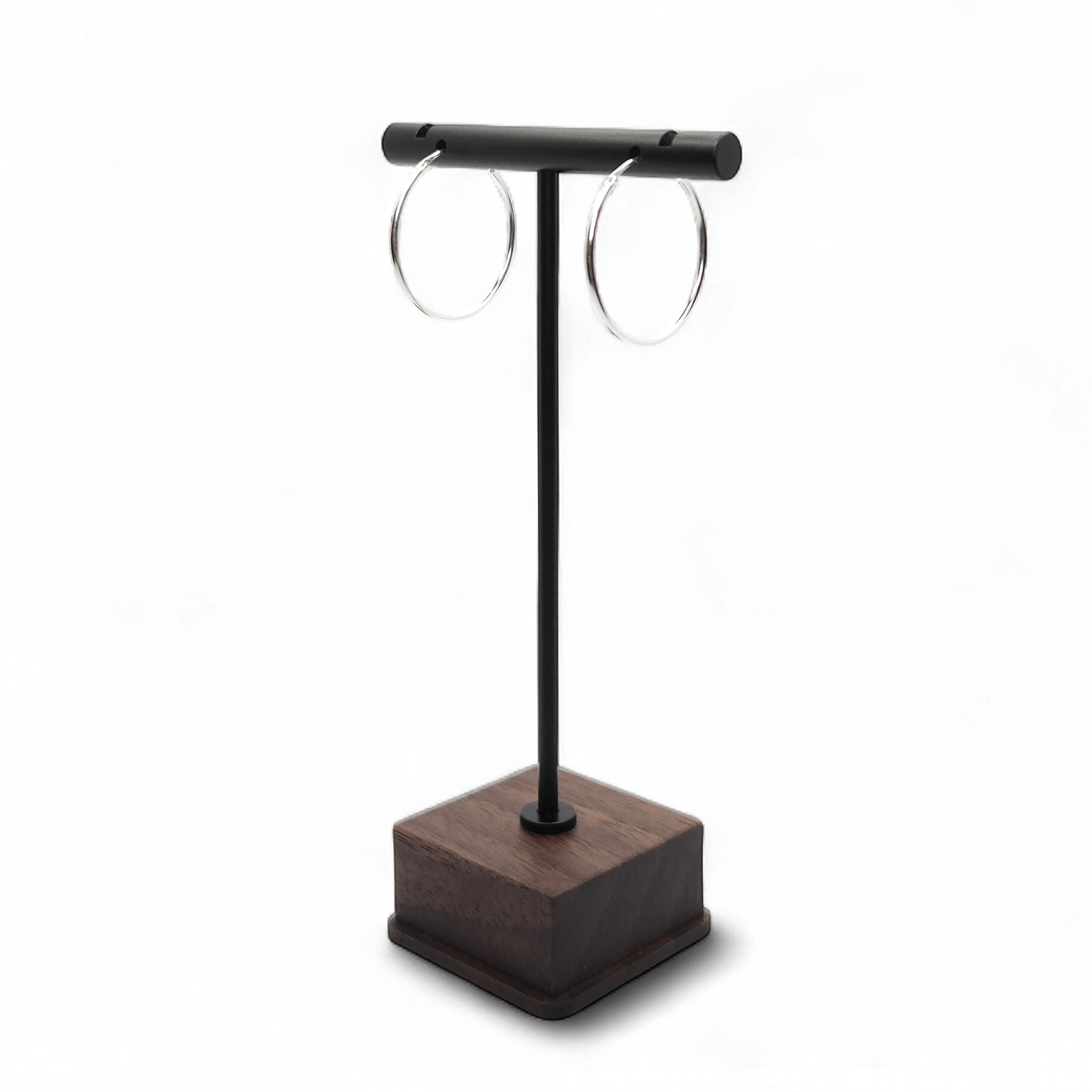 Sterling Silver Plain Hoop Earrings