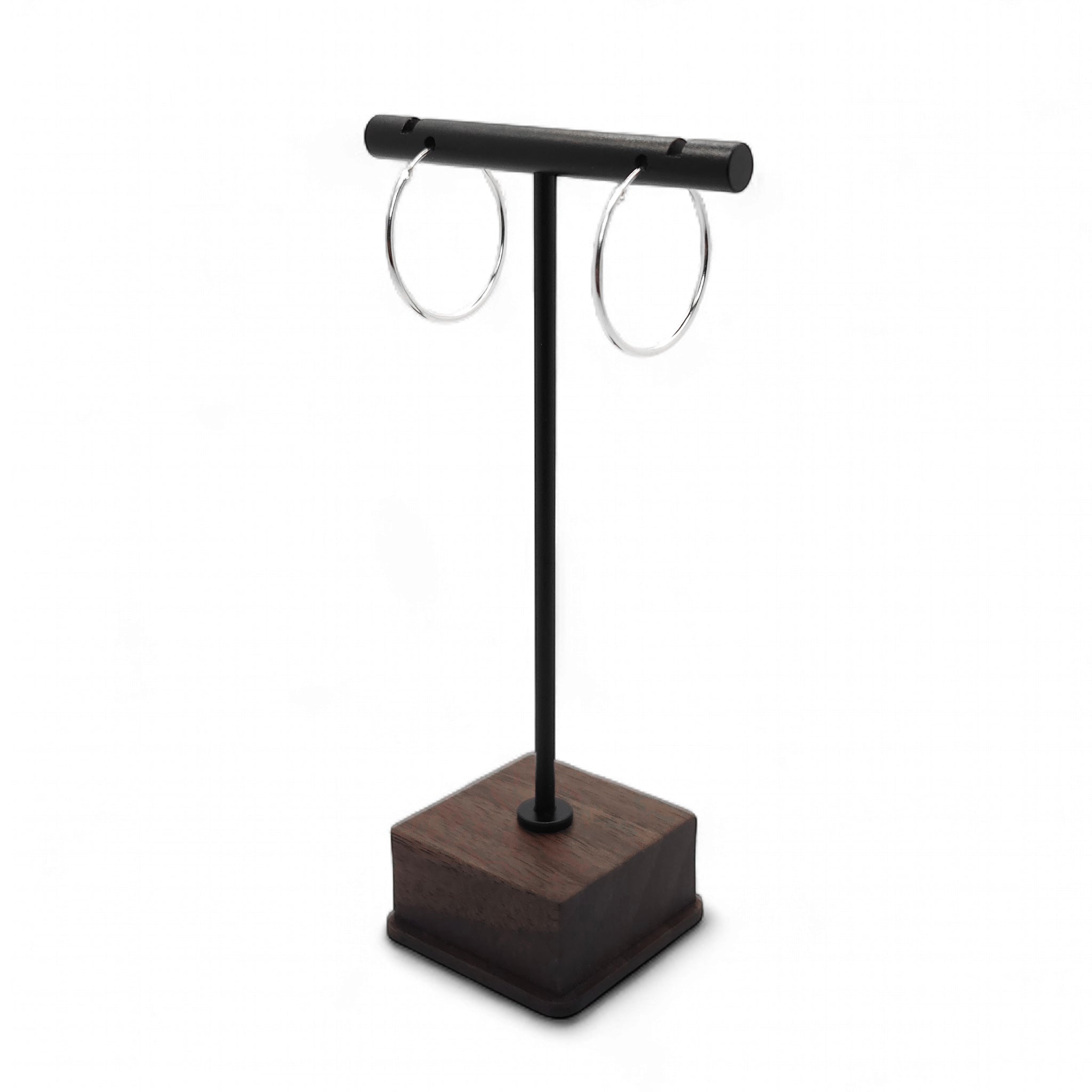 Sterling Silver Plain Hoop Earrings