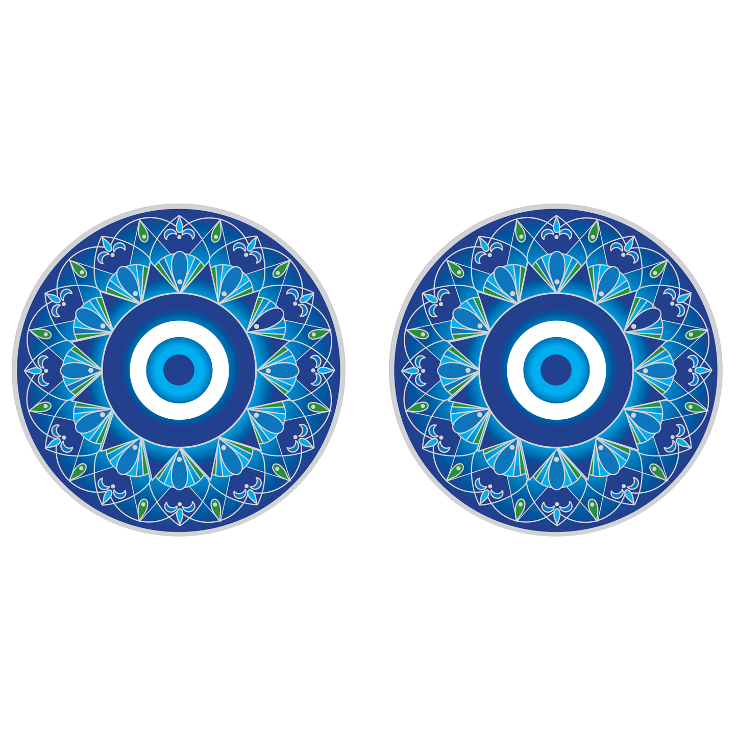 Sunlight Blue Eye Mandala