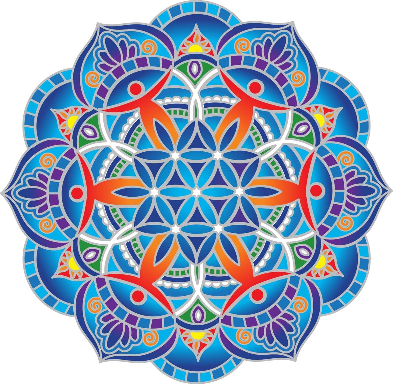Sunseal Circle Of Friends Mandala