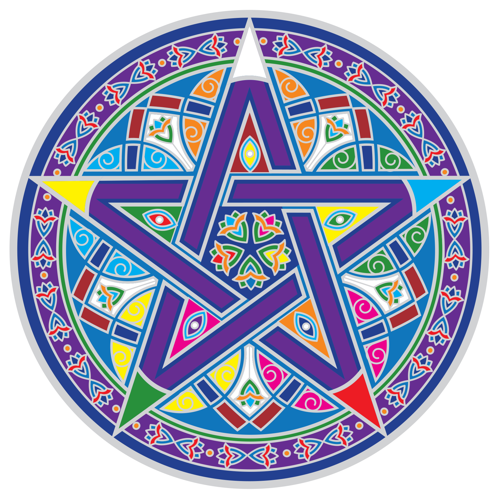 Sunseal Mystical Pentacle Mandala