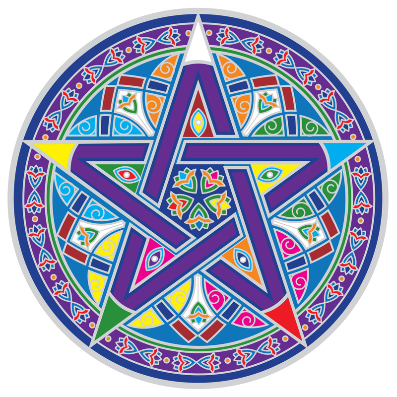 Sunseal Mystical Pentacle Mandala