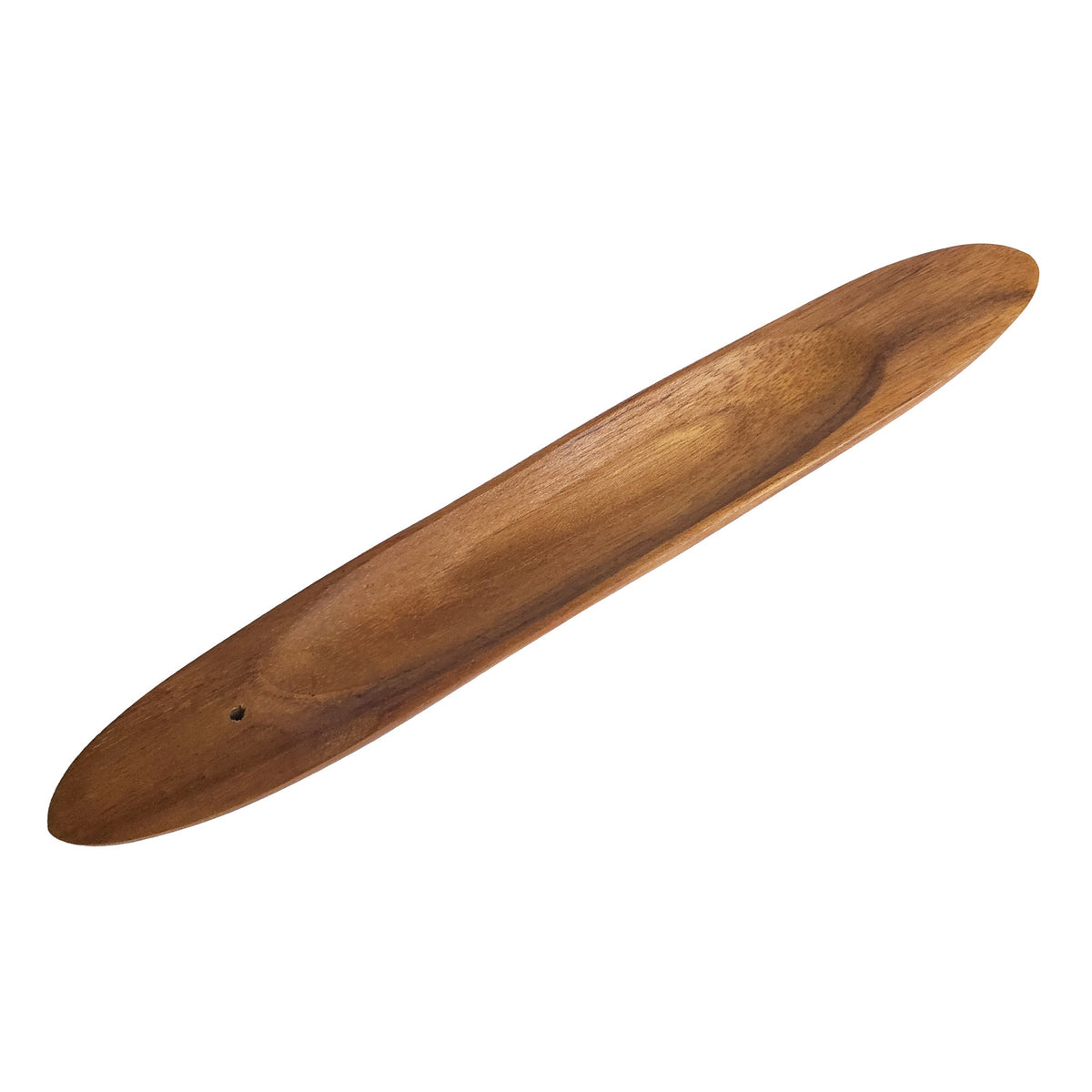 Wooden Short Boat Incense Holder 22cm