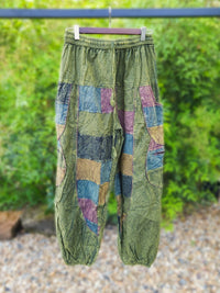 Zuko Cotton Patch Harem Pants