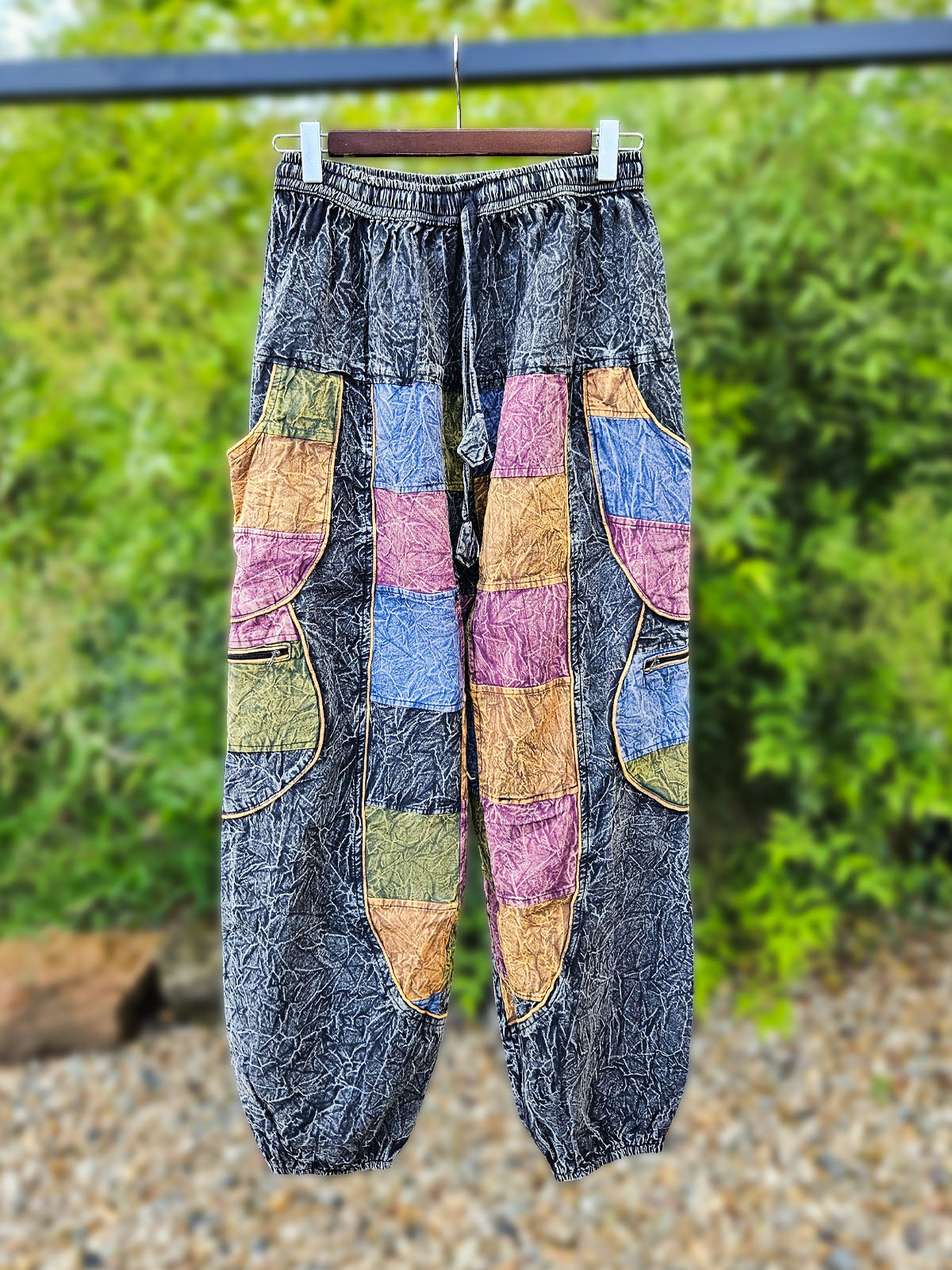 Zuko Cotton Patch Harem Pants