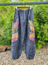 Zuko Cotton Patch Harem Pants