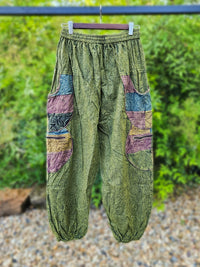 Zuko Cotton Patch Harem Pants