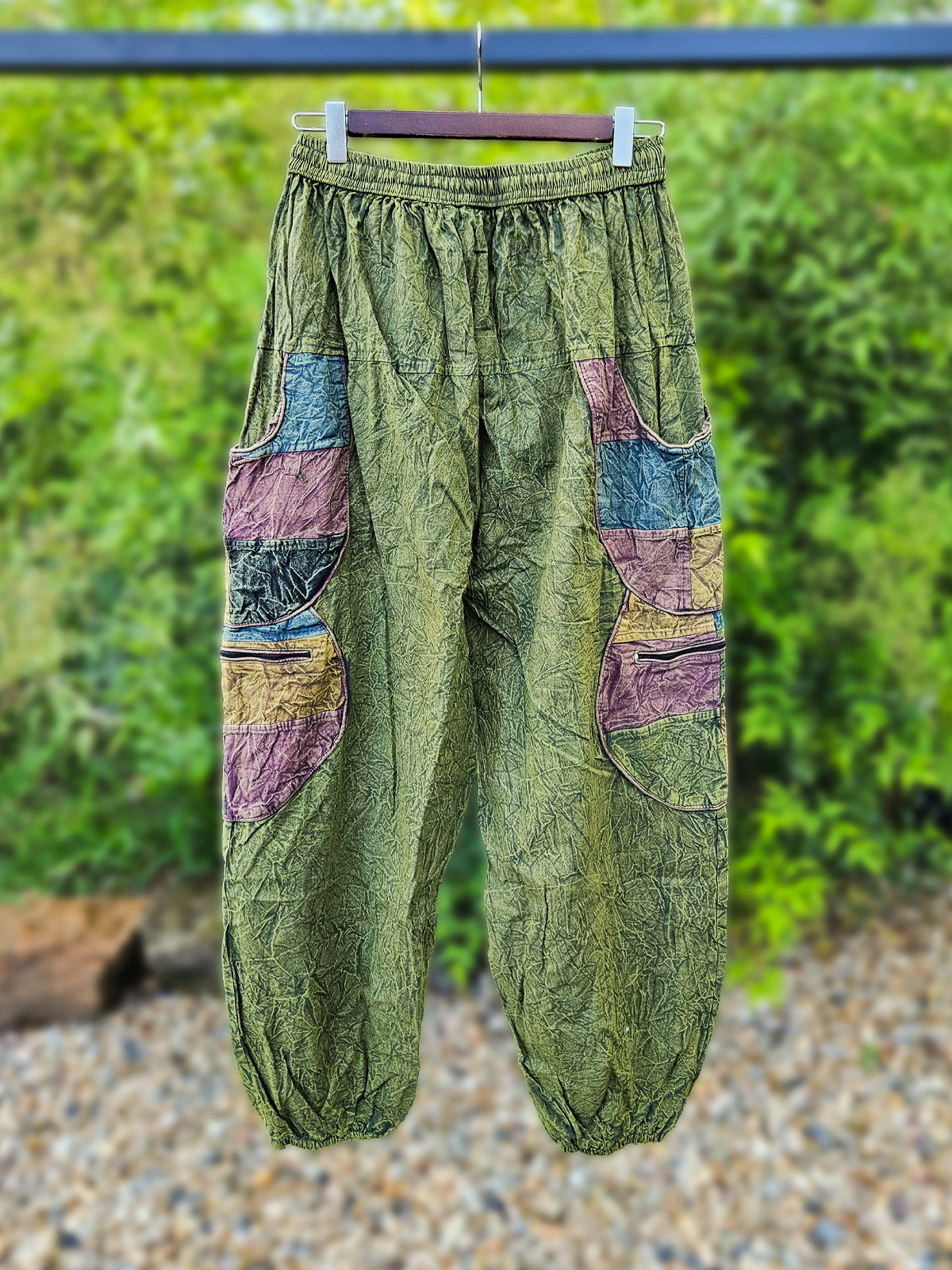 Zuko Cotton Patch Harem Pants