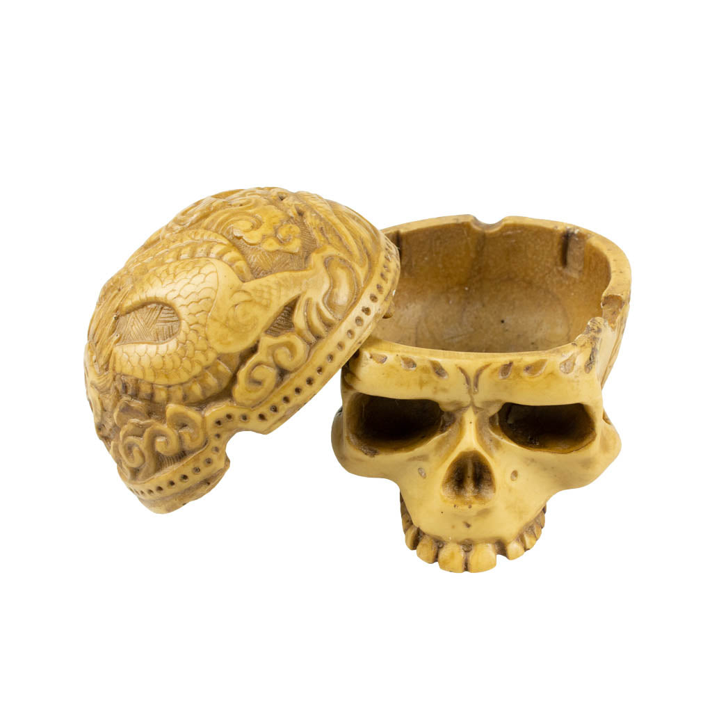 Carved Skull Ashtray