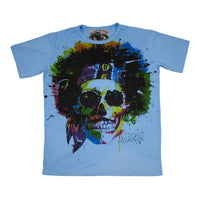 Mirror Afro Skull T-Shirt