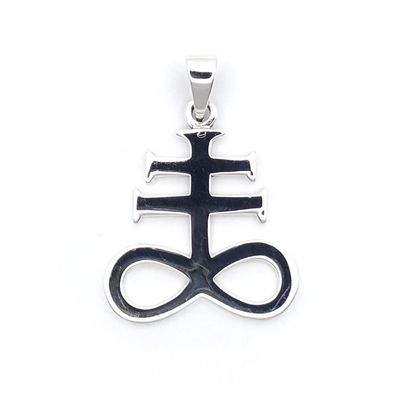 Sterling Silver Leviathan Cross Pendant