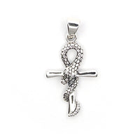 Sterling Silver Snake Ankh