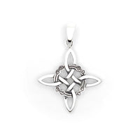 Sterling Silver Witches Knot Pendant