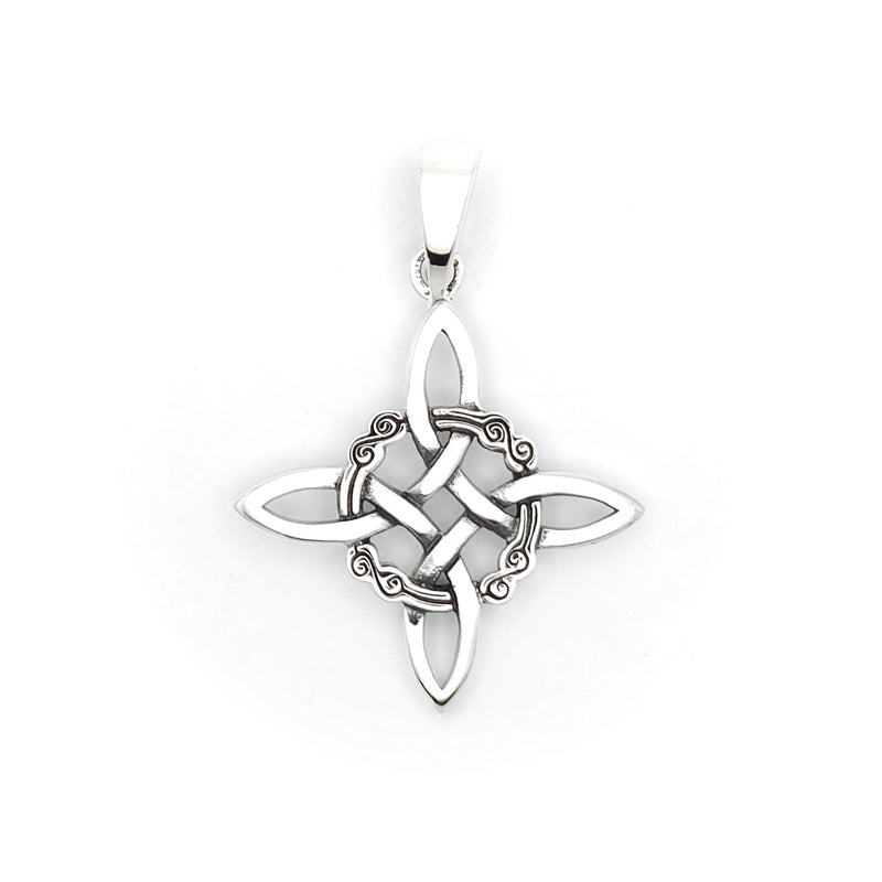 Sterling Silver Witches Knot Pendant